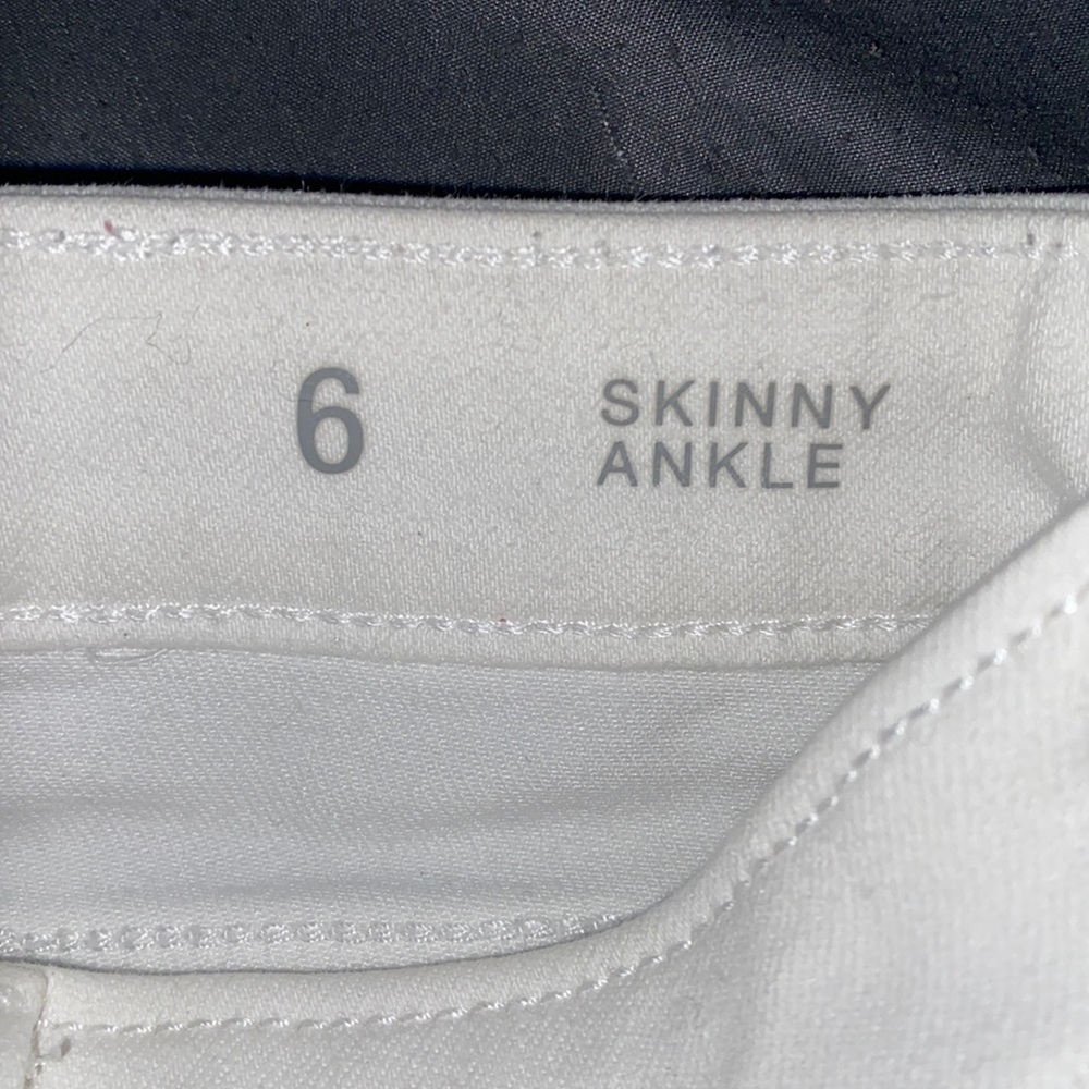 White Skinny Ripped Jeans - Picture 2 of 3